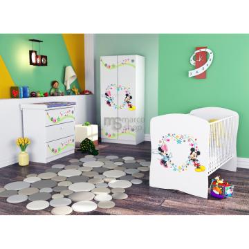 Mobila camera pentru bebe Mickey si Minnie Mouse de la Marco Mobili Srl