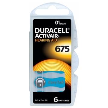 Baterie auditiva Duracell 675 blister 6 buc de la Sil Electric Srl