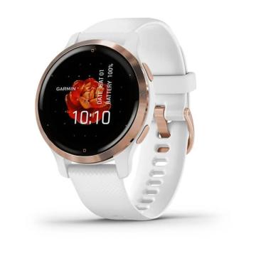 Ceas Smartwatch Garmin Venu 2S, GPS Wi-Fi, Rose Gold + de la Risereminat.ro