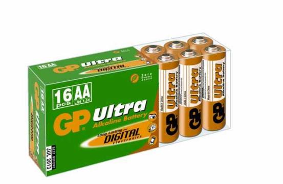 Baterie alcalina Ultra R6 (AA) 16 buc cutie GP