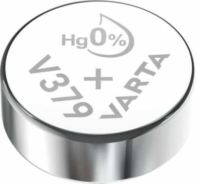 Baterie pentru ceas, 1.55V, 12mAh, oxid de argint, V379 SR