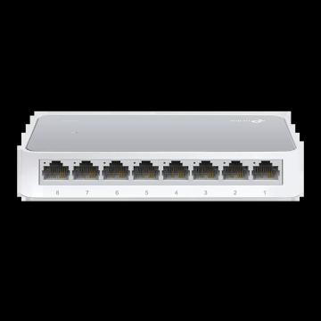 Switch TP-Link 8 porturi TL-SF1008D 10/100 Mbps de la Elnicron Srl
