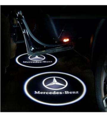 Set lampi portiera logo Mercedes CLA E Class CLS de la LND Albu Profesional Srl