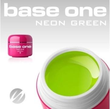 Gel unghii Color Neon Green Base One - 5ml