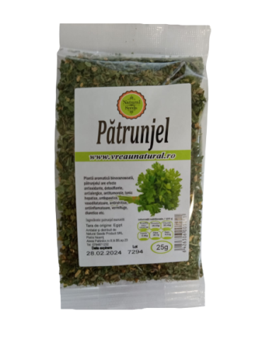 Patrunjel uscat 25g, Natural Seeds Product de la Natural Seeds Product SRL