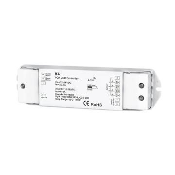 Panou de control LED RGB/RGBW 4CH 4*5A V4 voltaj constant de la Casa Cu Bec Srl