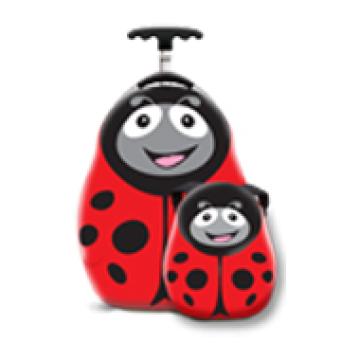 Ghiozdan si valiza copii Polka the Ladybird Cuties & Pals de la Stiki Concept Srl