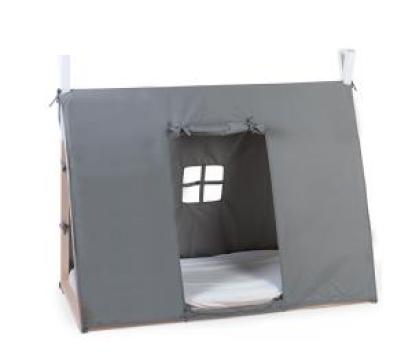 Cort de joaca Childhome - Tipi Bed Cover - 70x140 Cm - Grey