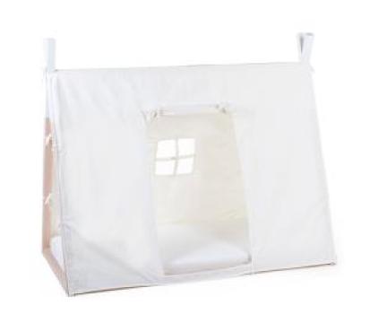 Cort de joaca Childhome - Tipi Bed Cover - 70x140 Cm - White de la Stiki Concept Srl