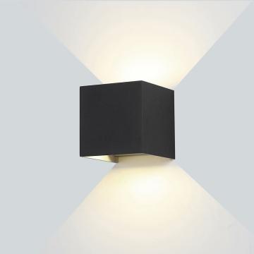 Aplica LED perete patrat 6W lumina calda alba de la Casa Cu Bec Srl