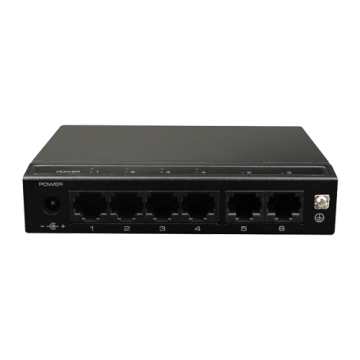 Switch 4 porturi PoE+, 2 porturi uplink - Utepo SF6P-HM de la Big It Solutions