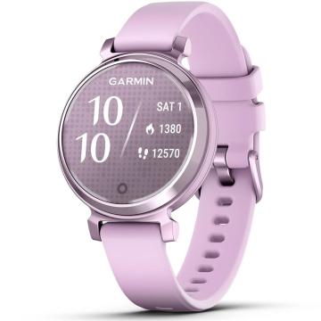 Ceas smartwatch Garmin Lily 2, 35mm, curea silicon, Lilac de la Etoc Online