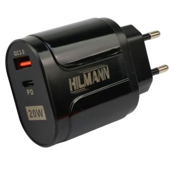 Incarcator rapid Hilmann 20W USB-A si USB-C de la Select Auto Srl