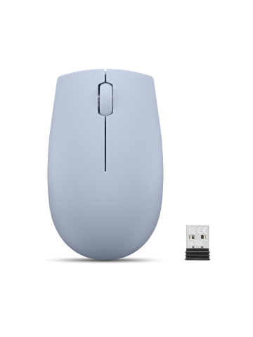 Mouse wireless Lenovo 300, Frost Blue