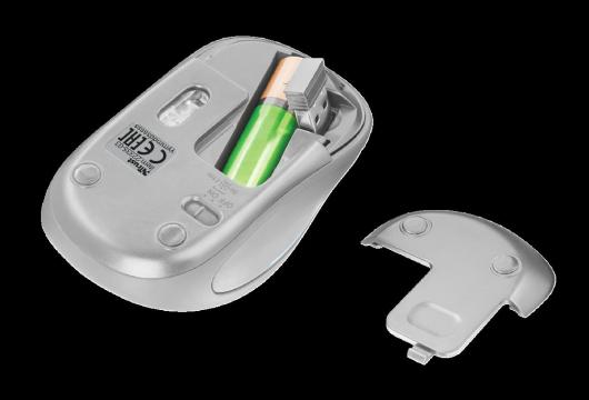 Mouse fara fir Trust Yvi FX Wireless Mouse - white de la Etoc Online