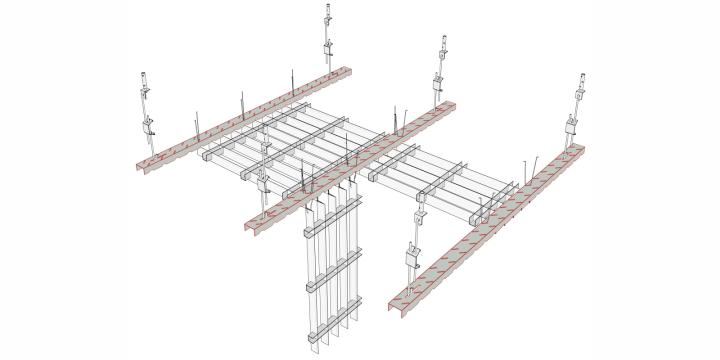 Sistem de tavan metalic - grila casetat Delta Line de la Ideea Plus Srl