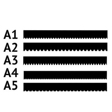 Lame metalice 56cm iTools aplicare adezivi A1-A5
