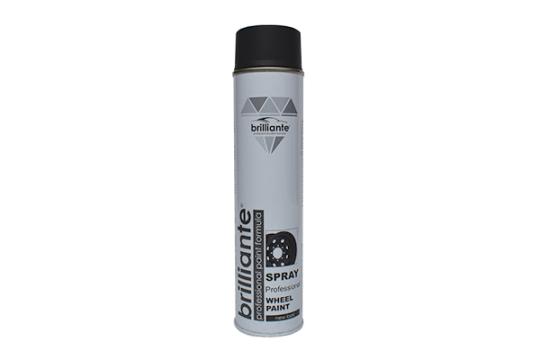 Vopsea spray pentru jante negru satin 600 ml Brilliante de la Auto Care Store Srl