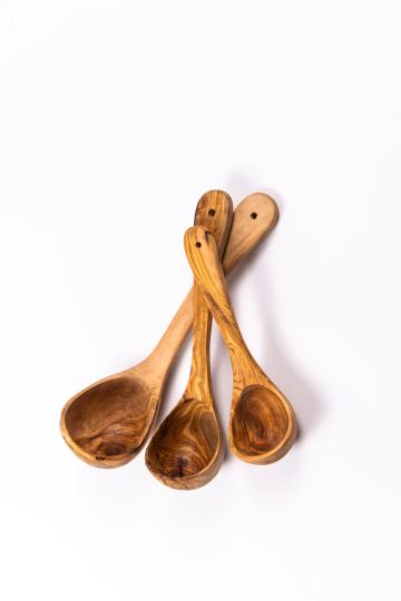 Set polonice din lemn de maslin 25 | 30 | 35 cm de la Tradizan