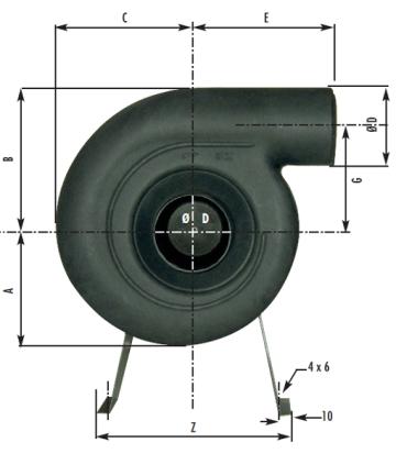 Ventilator mediu coroziv Storm12 - no motor