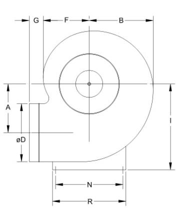 Ventilator centrifugal mediu coroziv MBP 28 T2 1