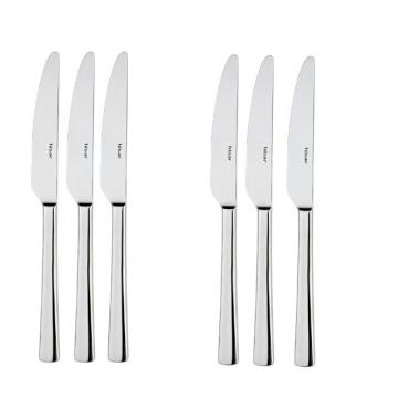 Set 6 cutite aperitiv, profesionale, Hisar Lara, inox 18/10