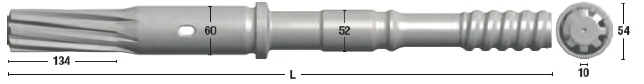 Adaptor (shank adaptor) pentru Atlas Copco