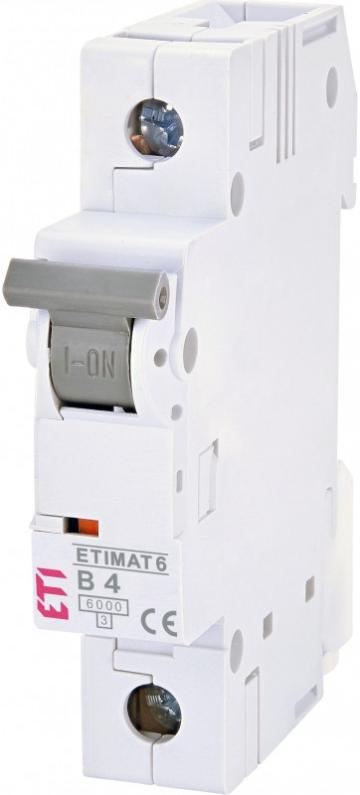 Siguranta automata ETIMAT 6 1p B4 ETI de la Evia Store Consulting Srl