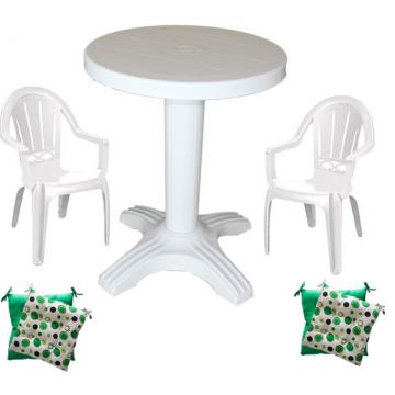 Set mobila balcon Raki masa 60 cm cu 2 scaune Milas