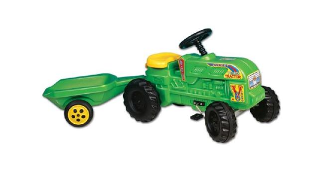 Jucarie Tractor agricol cu remorca D-Toys