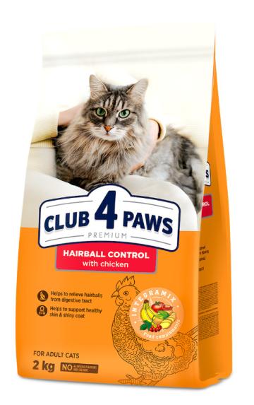 Hrana pisici Club 4 Paws Cat adult hairball control 2kg de la Club4Paws Srl