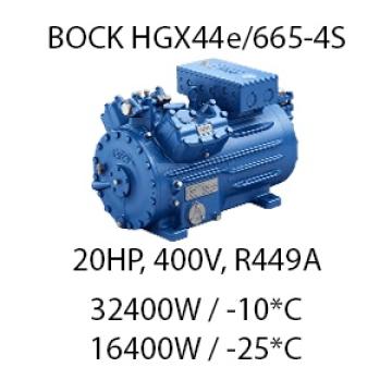 Compresor Bock HGX 44e/665-4S semi-hermetic de la Cold Tech Servicii Srl.