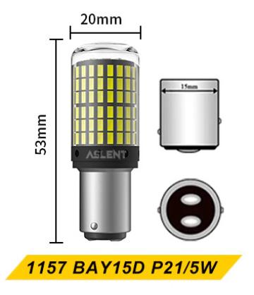 Set 2 becuri LED Pro Canbus compatibile P21/5W Alb