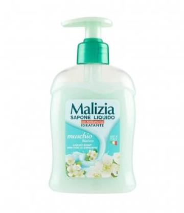 Sapun lichid igienizant Malizia Muschio Bianco 300ml de la Supermarket Pentru Tine Srl