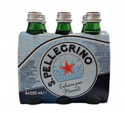 Apa minerala garbogazificata S.Pellegrino 6x250ml de la Supermarket Pentru Tine Srl