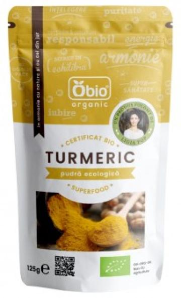 Turmeric pudra bio 125g Obio de la Supermarket Pentru Tine Srl