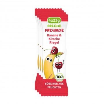 Baton de cereale cu banane si cirese, bio, 4 x 23g, Erdbar de la Supermarket Pentru Tine Srl