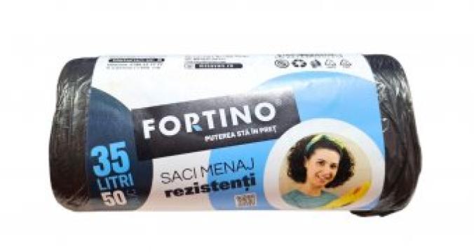 Saci menaj rezistenti Fortino 35l, 50 buc