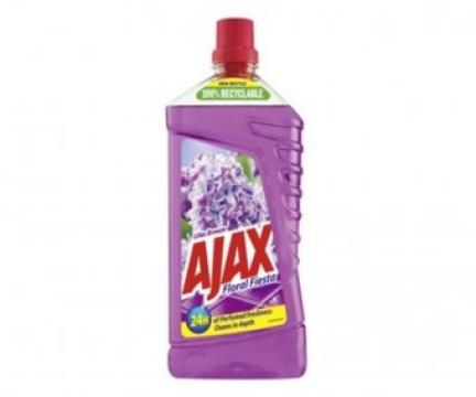 Detergent Ajax suprafete multiple 1l liliac