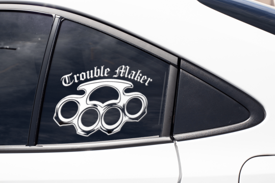 Sticker auto - Trouble maker