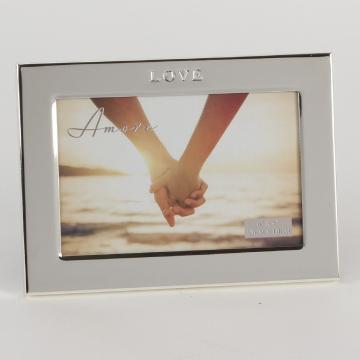 Rama foto argintata Love de la Dekorica Gift Srl