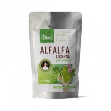 Pulbere eco Alfalfa 125g Obio