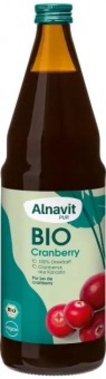 Suc de merisoare bio 750ml Alnavit