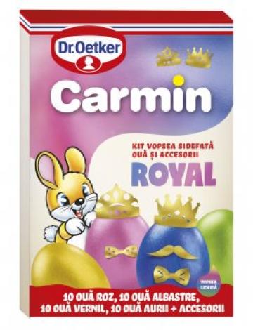 Vopsea sidefata oua si accesorii Carmin Kit Royal 20g de la Supermarket Pentru Tine Srl