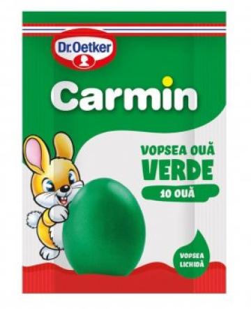 Vopsea verde pentru oua Carmin, 5g