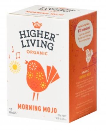 Ceai Morning Mojo eco, 15 plicuri, Higher Living