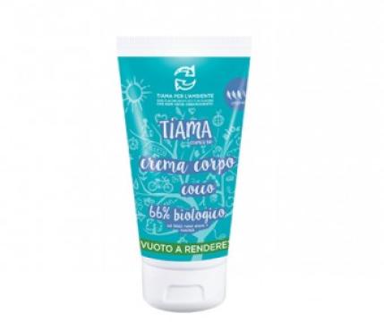 Crema de corp cu cocos bio 150ml Tiama