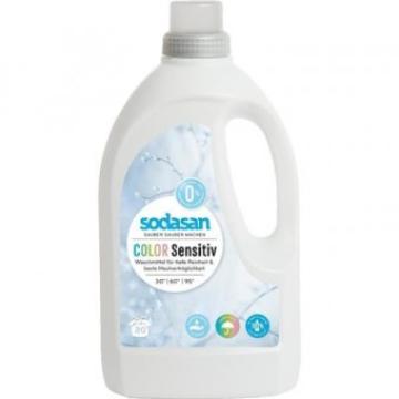 Detergent bio lichid color Sensitiv 1.5L Sodasan de la Supermarket Pentru Tine Srl