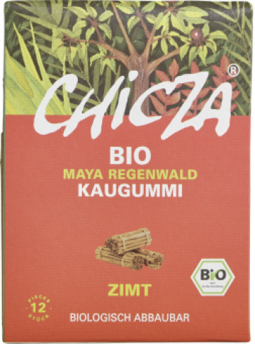 Guma de mestecat cu scortisoara bio 30g Chicza de la Supermarket Pentru Tine Srl