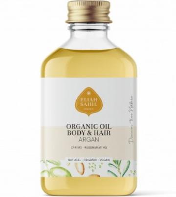 Ulei de argan pentru corp si par bio 100ml Eliah Sahil